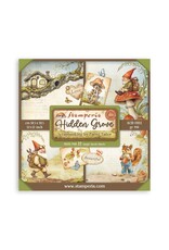 STAMPERIA STAMPERIA HIDDEN GROVE MAXI PAD 12x12 PAPER PACK 22 SHEETS