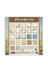 STAMPERIA STAMPERIA HIDDEN GROVE MAXI PAD 12x12 PAPER PACK 22 SHEETS