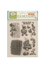 STAMPERIA STAMPERIA HIDDEN GROVE GNOME CLEAR STAMP SET