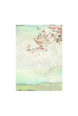 STAMPERIA STAMPERIA HOUSE OF ROSES ASSORTED A6 RICE PAPER DECOUPAGE BACKGROUNDS 10.5X14.8CM 8/PK