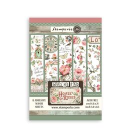 STAMPERIA STAMPERIA HOUSE OF ROSES A5 WASHI PAD