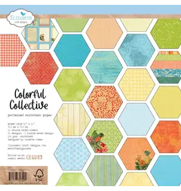 ELIZABETH CRAFT DESIGNS ELIZABETH CRAFT DESIGNS EVERYDAY ELEMENTS BY ANNETTE GREEN COLORFUL COLLECTIVE 12x12 PATTERENED PAPER PACK