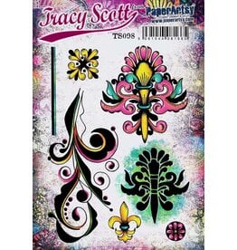 PAPER ARTSY PAPER ARTSY TRACY SCOTT TS098 CLING STAMP SET