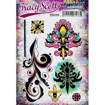 PAPER ARTSY PAPER ARTSY TRACY SCOTT TS098 CLING STAMP SET