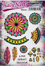 PAPER ARTSY PAPER ARTSY TRACY SCOTT TS096 CLING STAMP SET