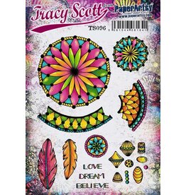 PAPER ARTSY PAPER ARTSY TRACY SCOTT TS096 CLING STAMP SET