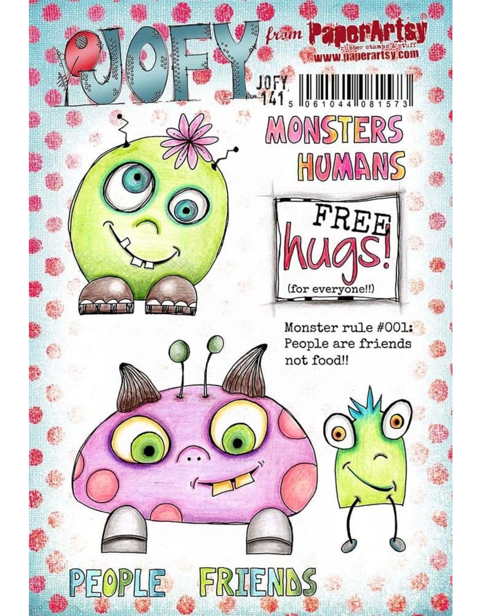 PAPER ARTSY PAPER ARTSY JOFY 141 CLING STAMP SET