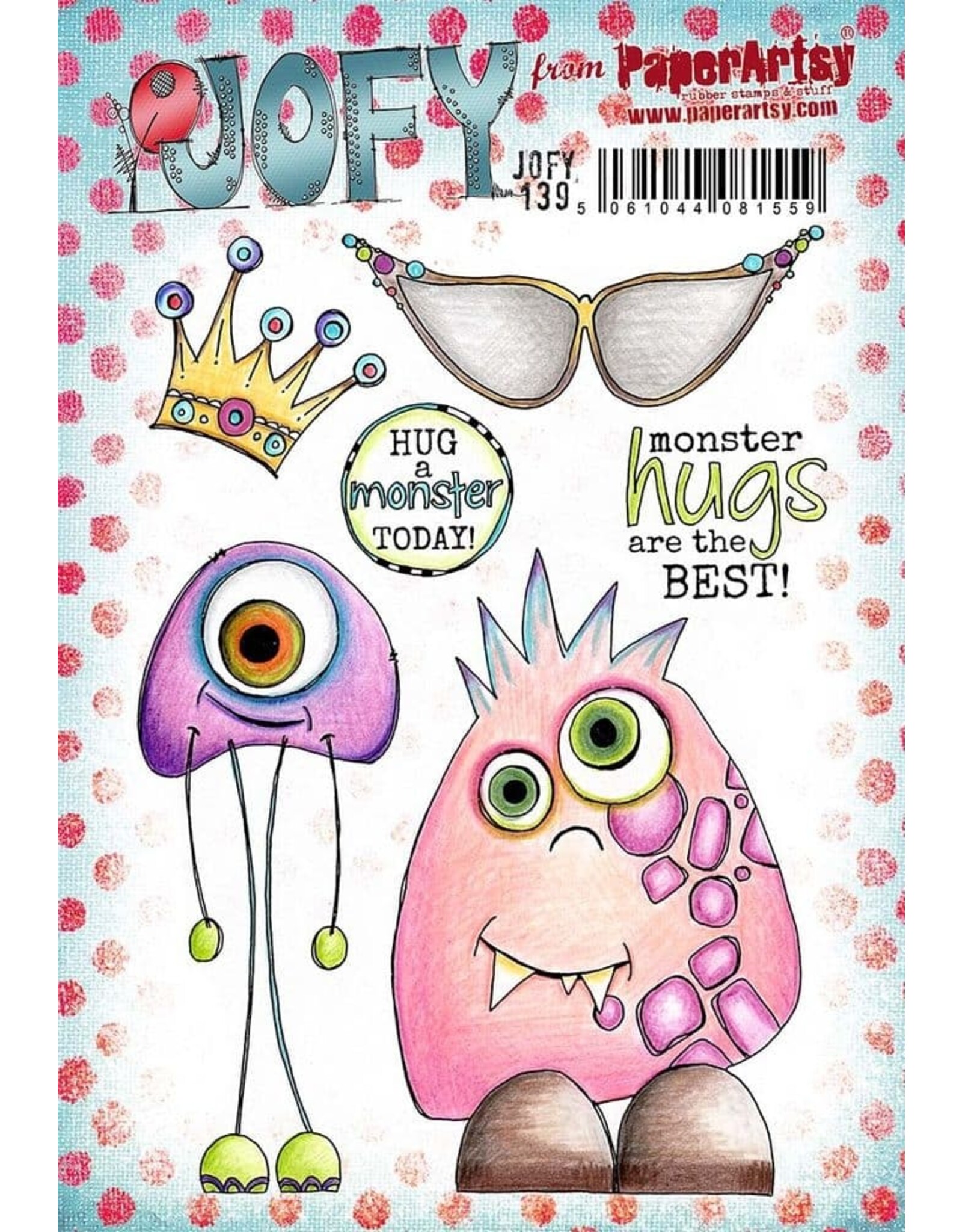 PAPER ARTSY PAPER ARTSY JOFY 139 CLING STAMP SET