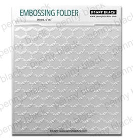 PENNY BLACK PENNY BLACK LINKED 6x6 EMBOSSING FOLDER
