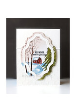 PENNY BLACK PENNY BLACK LINKED 6x6 EMBOSSING FOLDER