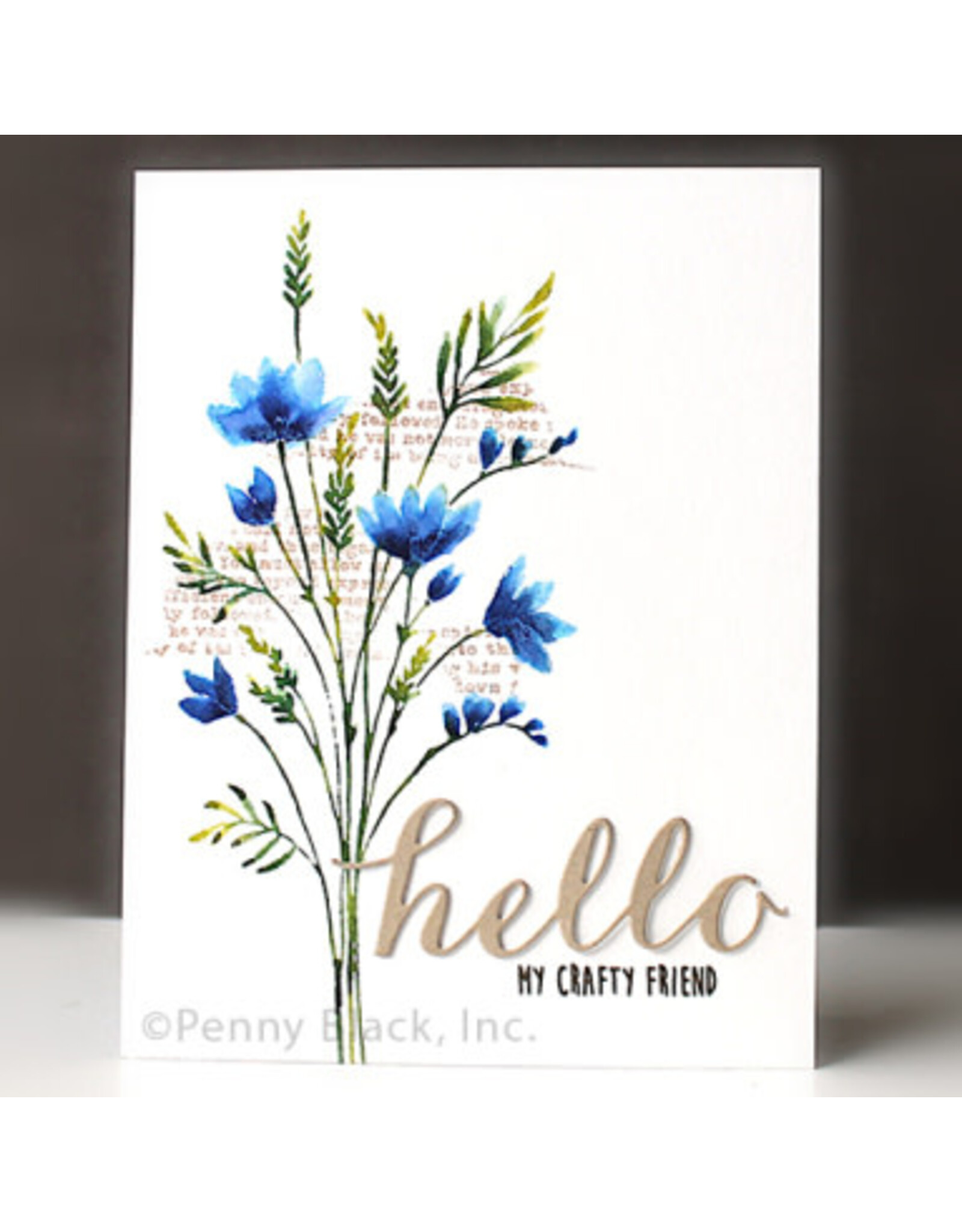 PENNY BLACK PENNY BLACK DELICATE BLOSSOMS CLING STAMP