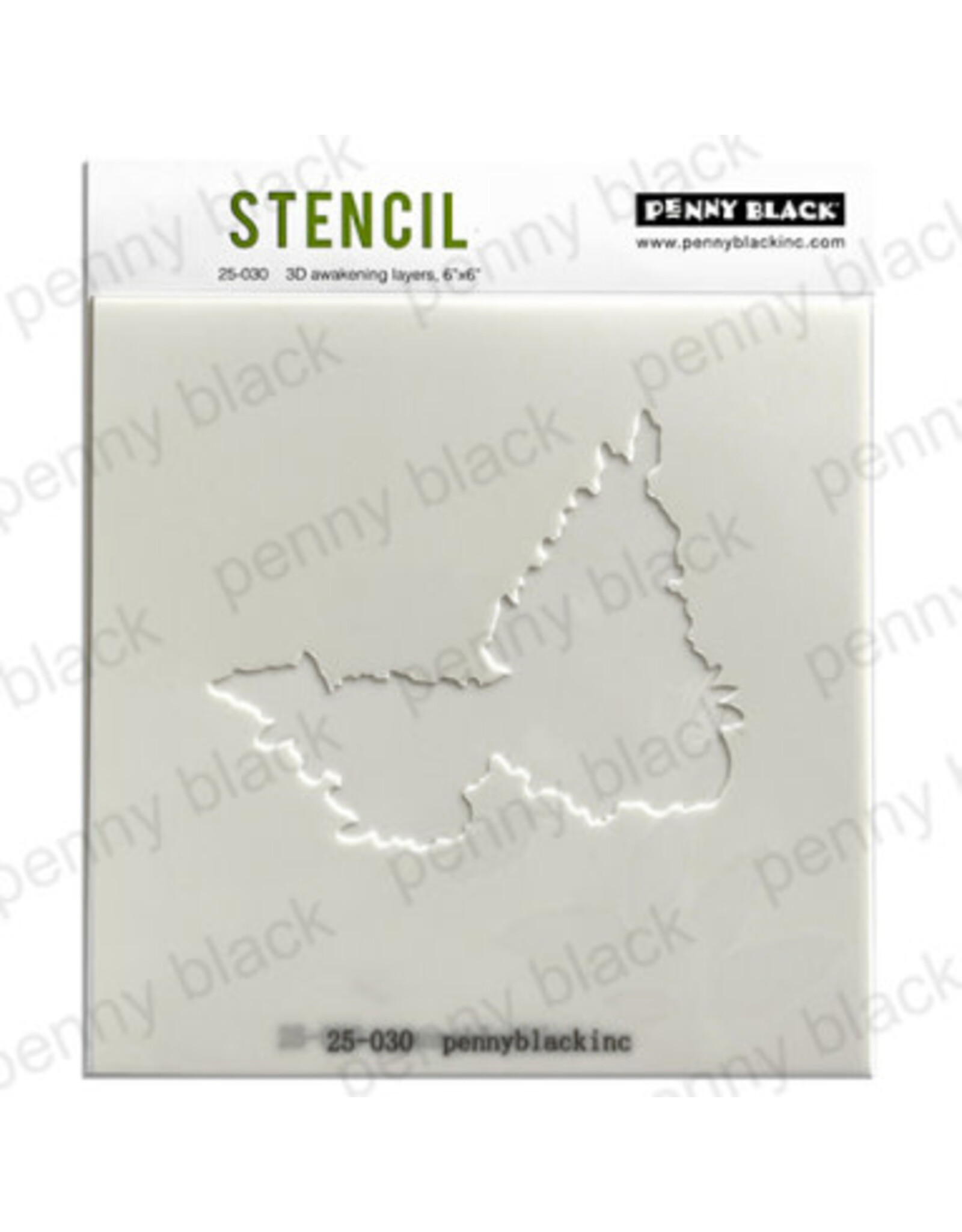PENNY BLACK PENNY BLACK 3D AWAKENING LAYERS STENCIL