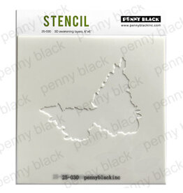 PENNY BLACK PENNY BLACK 3D AWAKENING LAYERS STENCIL