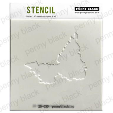 PENNY BLACK PENNY BLACK 3D AWAKENING LAYERS STENCIL