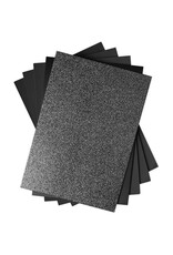 SIZZIX SIZZIX BLACK OPULENT CARDSTOCK PACK 5 TYPES/50 SHEETS
