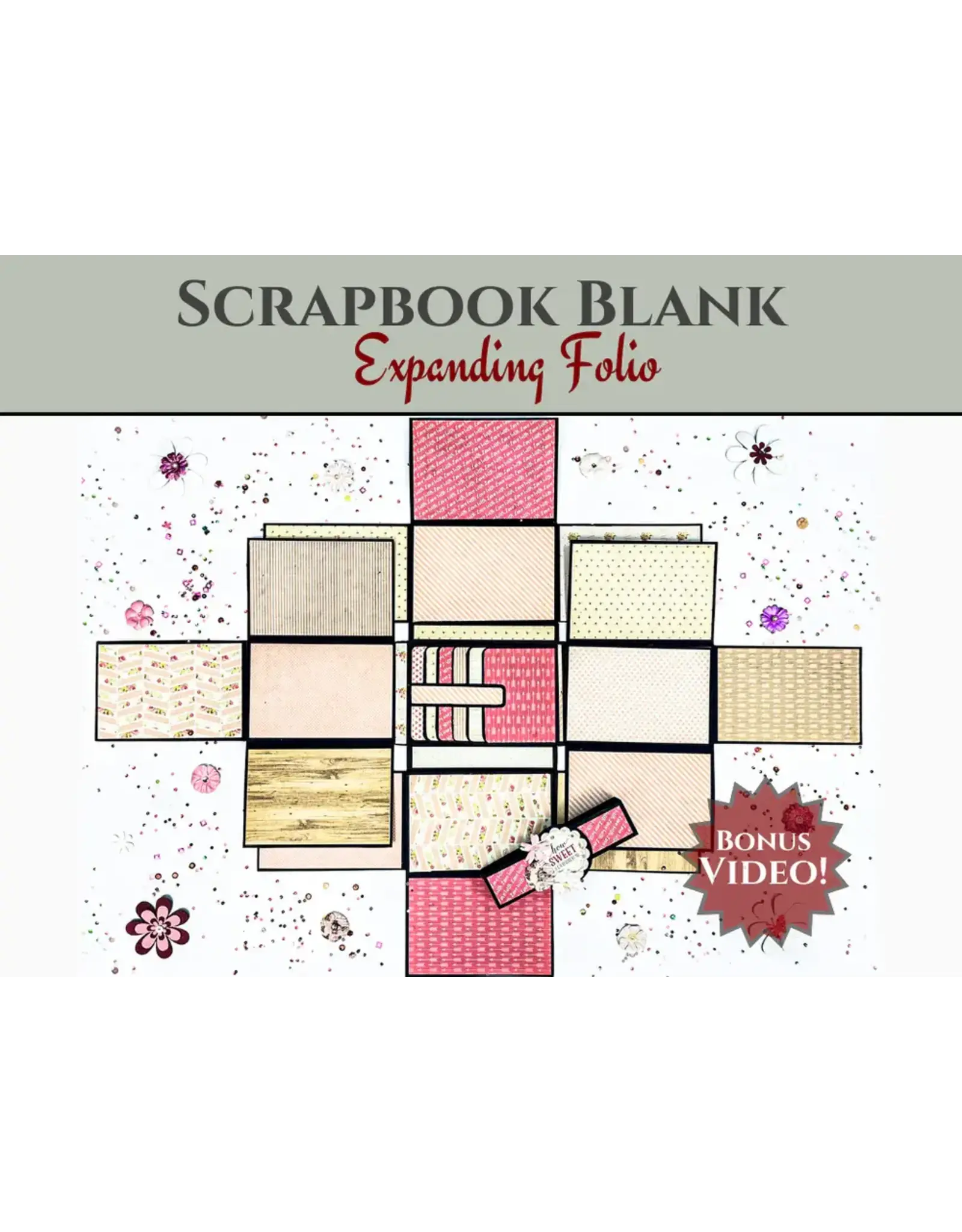 CRAFTREAT CRAFTREAT SCRAPBOOK BLANKS EXPANDING FOLIO KRAFT COLOR
