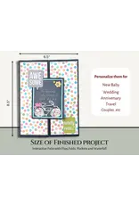 CRAFTREAT CRAFTREAT SCRAPBOOK BLANKS GATE FOLD FOLIO BLACK COLOR