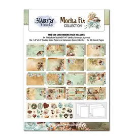 3QUARTER DESIGNS 3QUARTER DESIGNS MOCHA FIX 6x4 CARD PACK