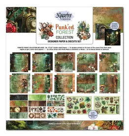 3QUARTER DESIGNS 3QUARTER DESIGNS PINK'ED FOREST 12x12 COLLECTION PACK