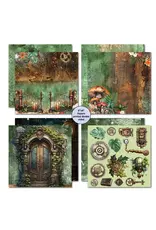 3QUARTER DESIGNS 3QUARTER DESIGNS PUNK'ED FOREST 8x8 PAPER PACK 12 SHEETS