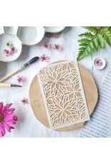 CHOU & FLOWERS CHOU & FLOWERS COLLECTION VIBRATIONS POCHOIR KALEIDOSCOPE STENCIL