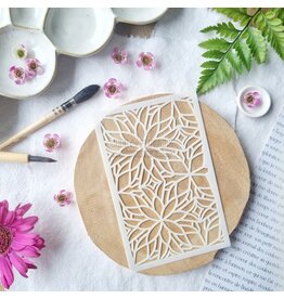 CHOU & FLOWERS CHOU & FLOWERS COLLECTION VIBRATIONS POCHOIR KALEIDOSCOPE STENCIL