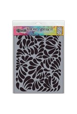 RANGER DYLUSIONS BRUSH STROKES LARGE 9x12 STENCIL