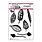 RANGER RANGER DINA WAKLEY MEDIA BOLD BOTANICALS CLING STAMP SET