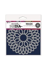 RANGER RANGER DINA WAKLEY MEDIA 5.5"X5.5" POINTY DOILY COASTER STENCIL
