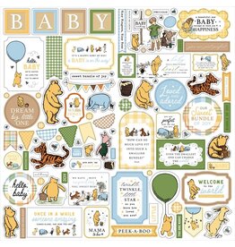 ECHO PARK PAPER ECHO PARK WINNIE THE POOH BABY ELEMENTS 12x12 CARDSTOCK STICKERS