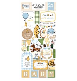 ECHO PARK PAPER ECHO PARK WINNIE THE POOH BABY 6x13 CHIPBOARD ACCENTS