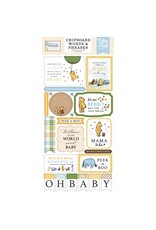 ECHO PARK PAPER ECHO PARK WINNIE THE POOH BABY 6x13 CHIPBOARD WORDS & PHRASES