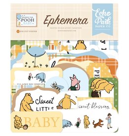 ECHO PARK PAPER ECHO PARK WINNIE THE POOH BABY ICONS EPHEMERA DIE-CUTS