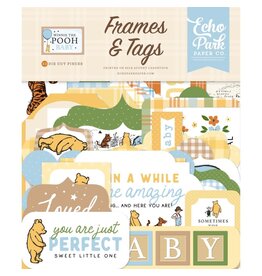 ECHO PARK PAPER ECHO PARK WINNIE THE POOH BABY FRAMES & TAGS EPHEMERA DIE-CUTS