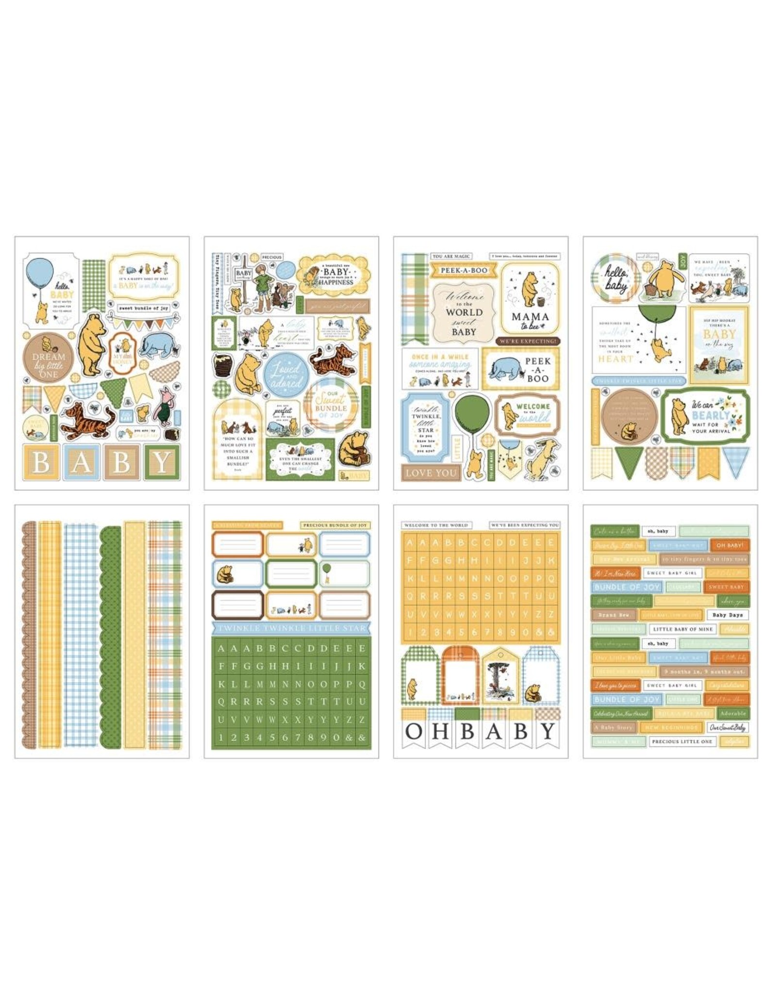 ECHO PARK PAPER ECHO PARK WINNIE THE POOH BABY 6x8 STICKER BOOK
