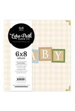 ECHO PARK PAPER ECHO PARK WINNIE THE POOH BABY BABY BLOCKS TAN 6X8 ALBUM