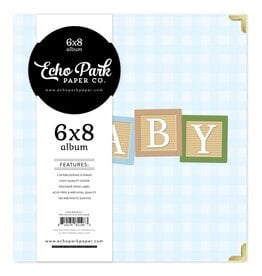 ECHO PARK PAPER ECHO PARK WINNIE THE POOH BABY BABY BLOCKS BLUE 6X8 ALBUM