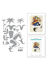SPELLBINDERS SPELLBINDERS JAYCEE GASPAR JACK OF ALL TRADES COLLECTION WILD JOKER ETCHED DIE SET