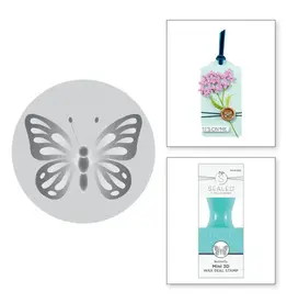 SPELLBINDERS SPELLBINDERS MINI WAX SEALS COLLECTION BUTTERFLY MINI 3D WAX SEAL