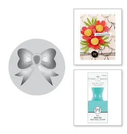 SPELLBINDERS SPELLBINDERS MINI WAX SEALS COLLECTION BOW MINI 3D WAX SEAL