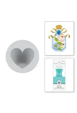 SPELLBINDERS SPELLBINDERS MINI WAX SEALS COLLECTION PUFFY HEART MINI 3D WAX SEAL