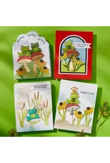 SPELLBINDERS SPELLBINDERS JUMP FOR JOY COLLECTION LILY PAD STENCIL