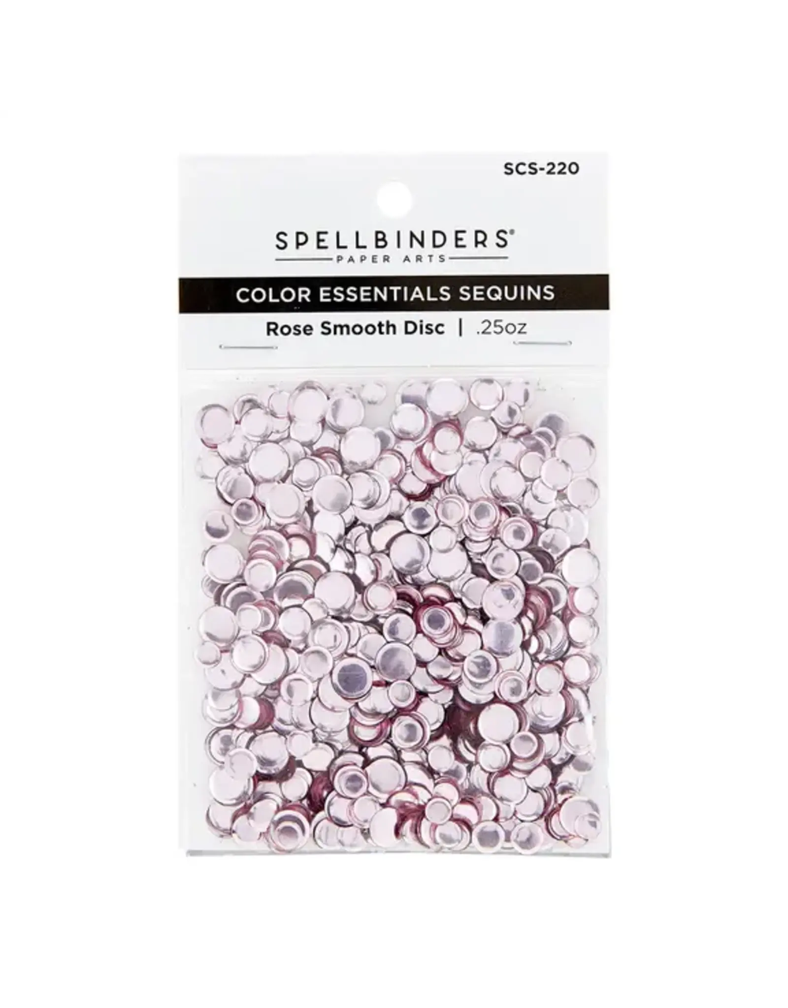 SPELLBINDERS SPELLBINDERS ROSE SMOOTH DISC COLOR ESSENTIAL SEQUINS