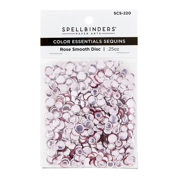 SPELLBINDERS SPELLBINDERS ROSE SMOOTH DISC COLOR ESSENTIAL SEQUINS