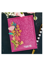 SPELLBINDERS SPELLBINDERS FLORAL REFLECTION COLLECTION FLOWER FRENZY 3D EMBOSSING FOLDER