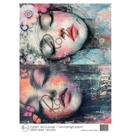 RONRON DESIGNS RONRON DESIGNS PENSIVE RICE PAPER