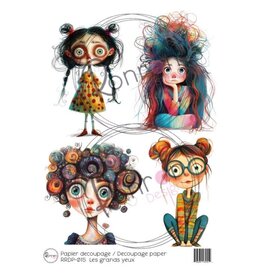 RONRON DESIGNS RONRON DESIGNS LES GRANDS YEUX RICE PAPER