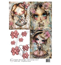 RONRON DESIGNS RONRON DESIGNS POUPETTE ROSE RICE PAPER