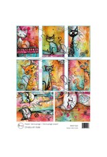RONRON DESIGNS RONRON DESIGNS CHATS EN FOLIE RICE PAPER