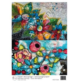 RONRON DESIGNS RONRON DESIGNS MARIKA LEMAY - DUO FLORAISON RICE PAPER